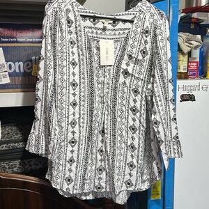 Brand new come blu top